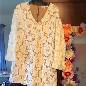 Wayf extra small white dress